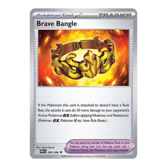 SV: White Flare (WHT) - Brave Bangle (#080/086) (Near Mint)