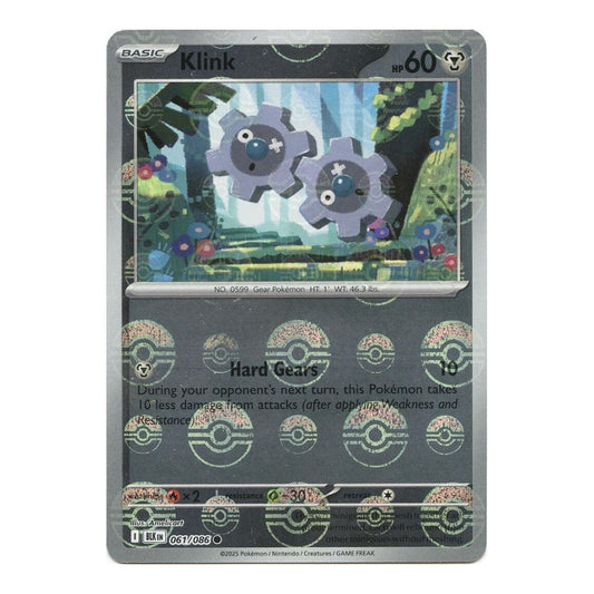 SV: Black Bolt (BLK) - Klink Poke Ball Pattern (#061/086) (Near Mint)