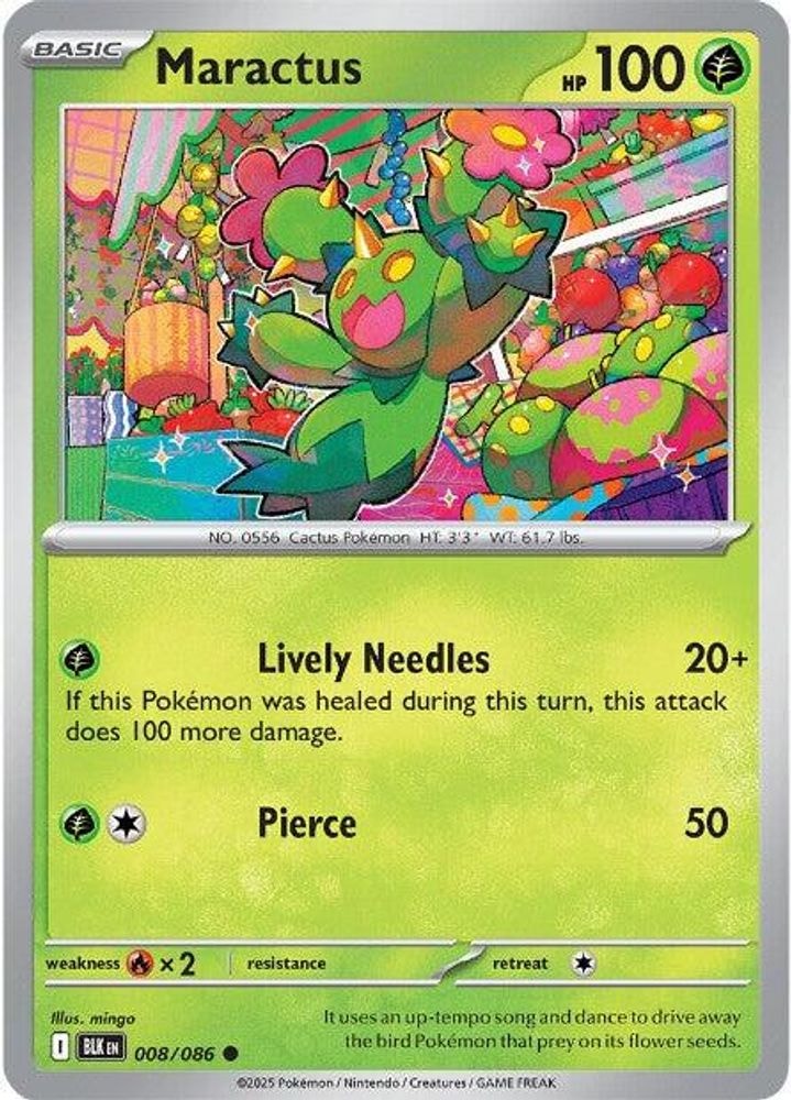 SV: Black Bolt (BLK) - Maractus (#008/086, Common) ()