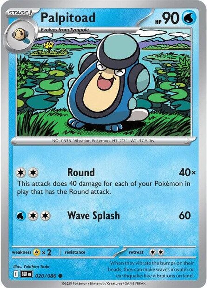 SV: Black Bolt (BLK) - Palpitoad (#020/086, Common) ()