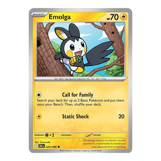 SV: Black Bolt (BLK) - Emolga (#029/086)