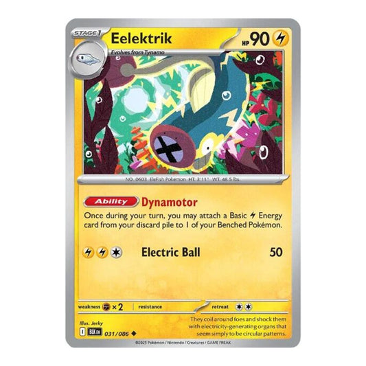 SV: Black Bolt (BLK) - Eelektrik (#031/086) (Near Mint)