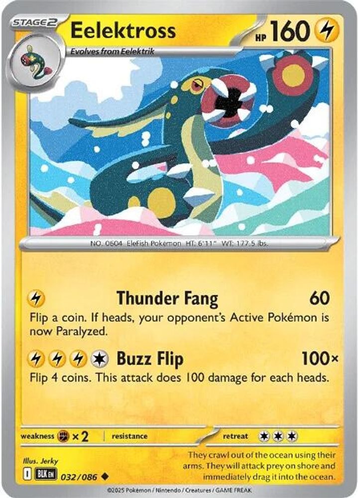 SV: Black Bolt (BLK) - Eelektross (#032/086, Uncommon) ()