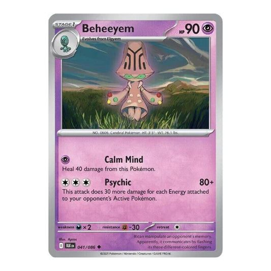 SV: Black Bolt (BLK) - Beheeyem (#041/086) (Near Mint)
