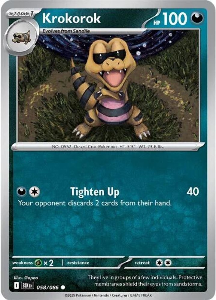 SV: Black Bolt (BLK) - Krokorok (#058/086, Common) ()