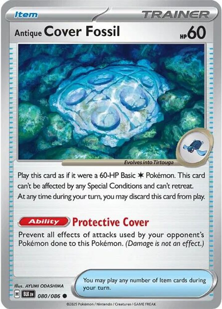 SV: Black Bolt (BLK) - Antique Cover Fossil (#080/086, Common) ()