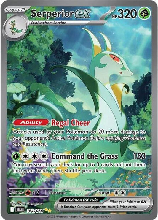 SV: Black Bolt (BLK) - Serperior ex - 164/086 (#164/086, Special Illustration Rare) ()