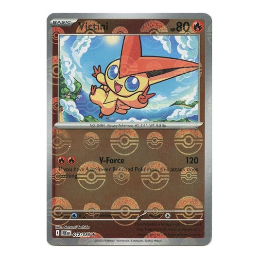 SV: Black Bolt (BLK) - Victini Poke Ball Pattern (#012/086) (Near Mint)