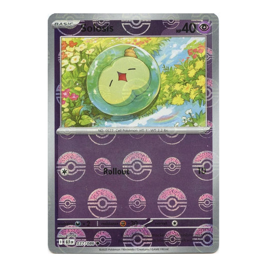 SV: Black Bolt (BLK) - Solosis Poke Ball Pattern (#037/086) (Near Mint)
