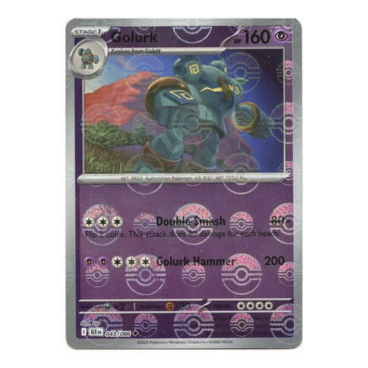 SV: Black Bolt (BLK) - Golurk Poke Ball Pattern (#043/086) (Near Mint)