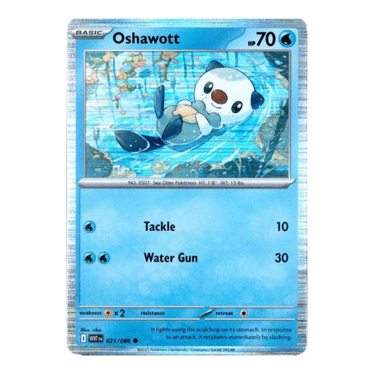 Miscellaneous Cards & Products (MCAP) - Oshawott - 021/086 (Unova Poster Collection) (#021/086) (Near Mint)