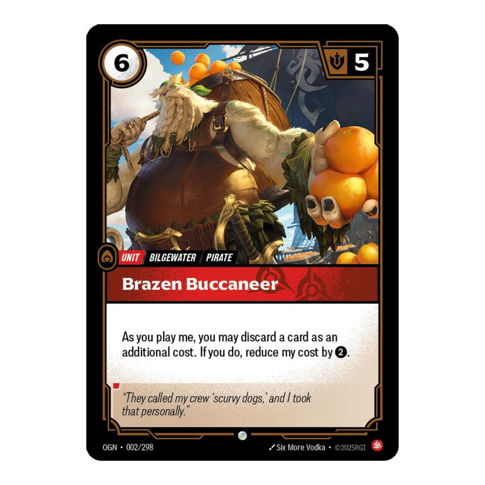Origins (OGN) - Brazen Buccaneer (#002/298) (Near Mint)