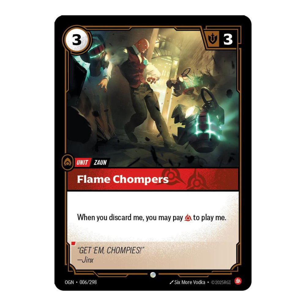 Origins (OGN) - Flame Chompers (#006/298) (Near Mint)