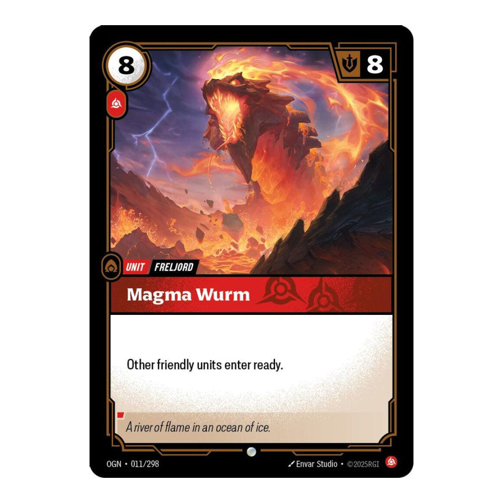 Origins (OGN) - Magma Wurm (#011/298) (Near Mint)