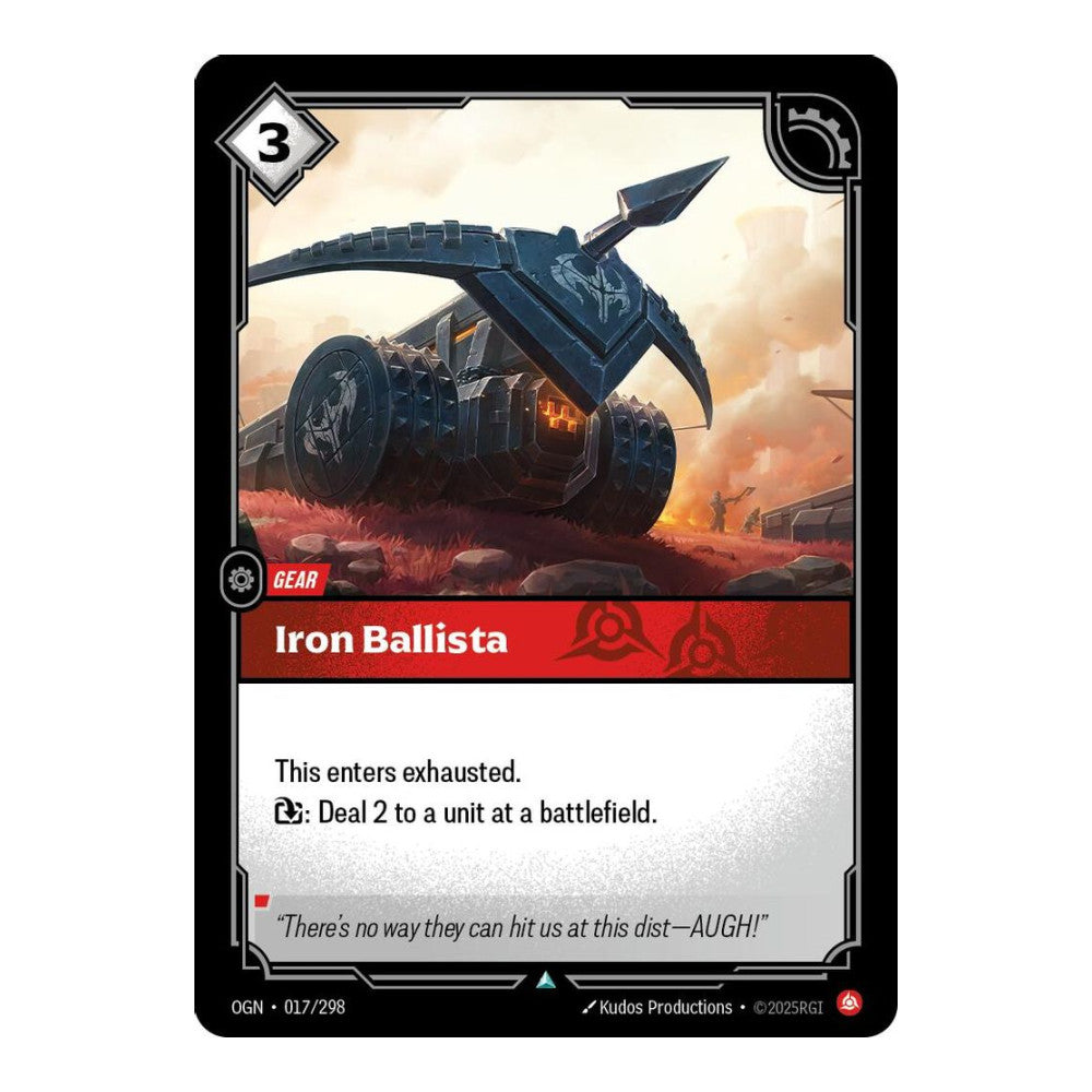 Origins (OGN) - Iron Ballista (#017/298) (Near Mint)