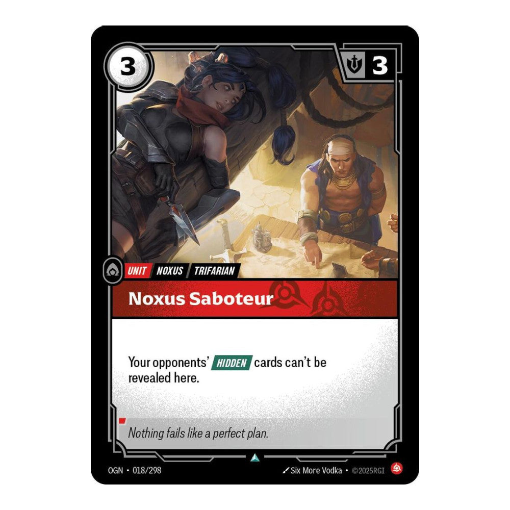 Origins (OGN) - Noxus Saboteur (#018/298) (Near Mint)