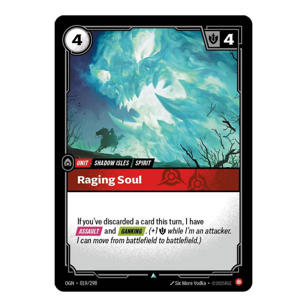Origins (OGN) - Raging Soul (#019/298) (Near Mint)
