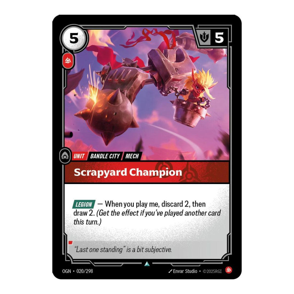 Origins (OGN) - Scrapyard Champion (#020/298) (Near Mint)