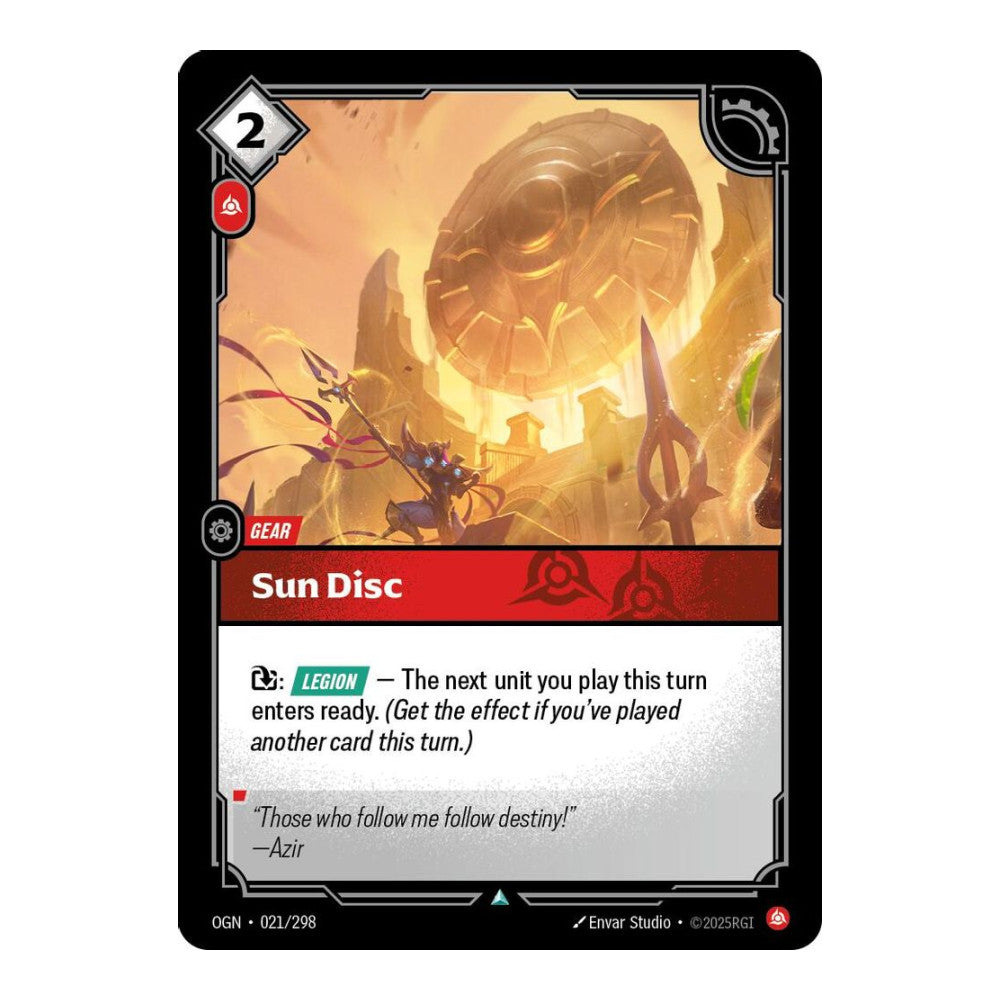 Origins (OGN) - Sun Disc (#021/298) (Near Mint)