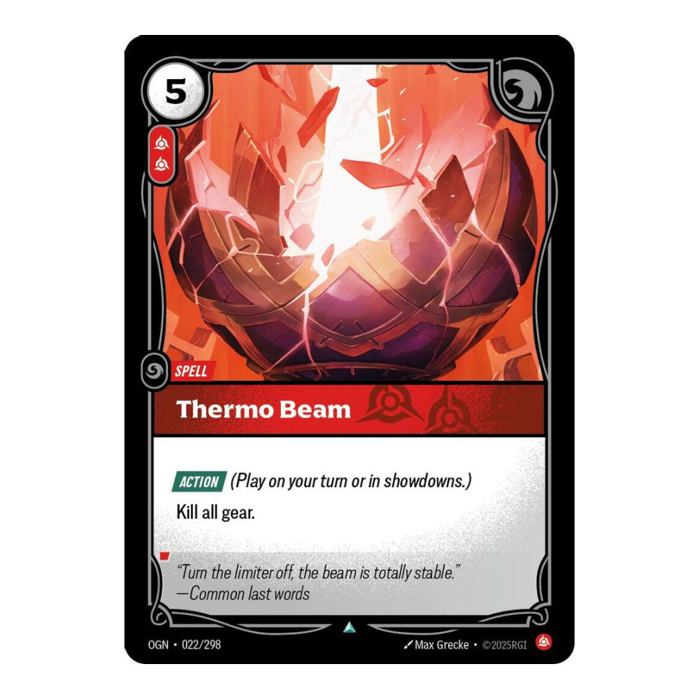 Origins (OGN) - Thermo Beam (#022/298) (Near Mint)