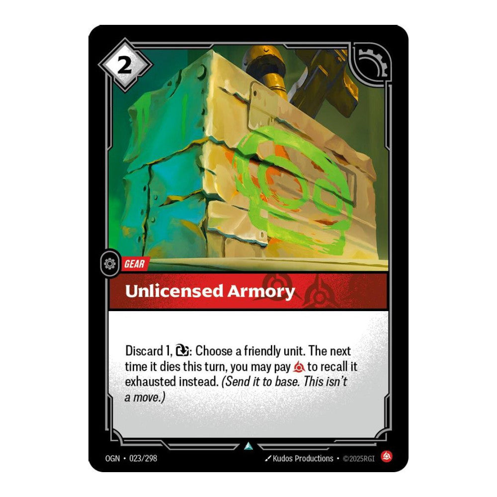 Origins (OGN) - Unlicensed Armory (#023/298) (Near Mint)