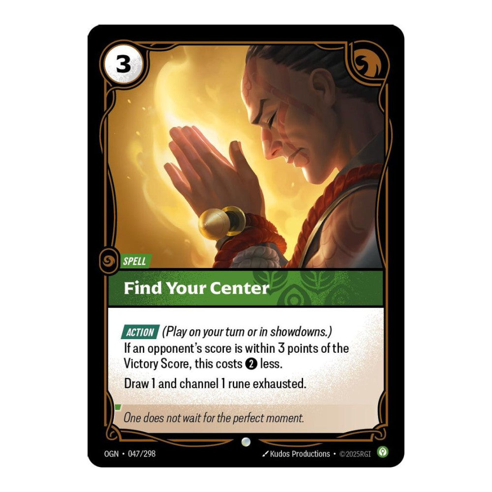 Origins (OGN) - Find Your Center (#047/298) (Near Mint)