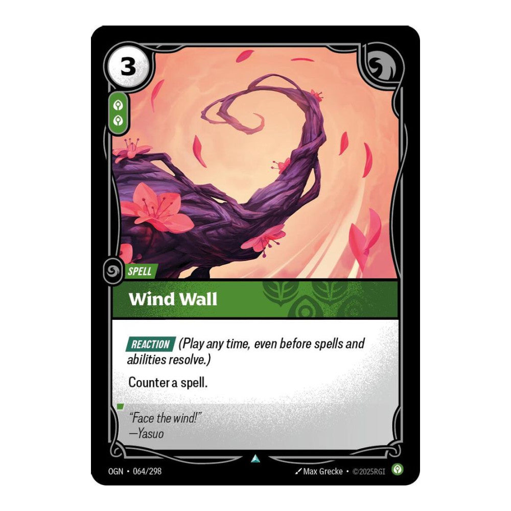 Origins (OGN) - Wind Wall (#064/298) (Near Mint)