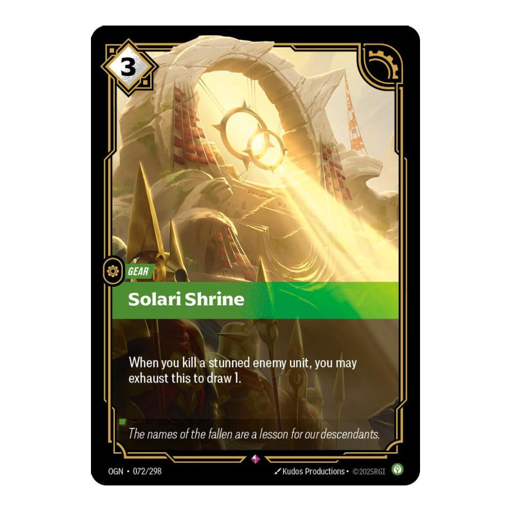 Origins (OGN) - Solari Shrine (#072/298) (Near Mint)