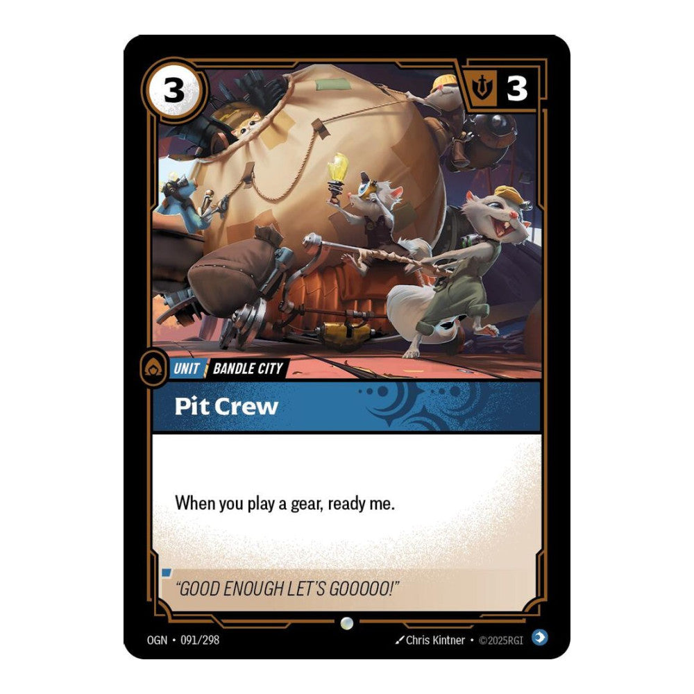 Origins (OGN) - Pit Crew (#091/298) (Near Mint)