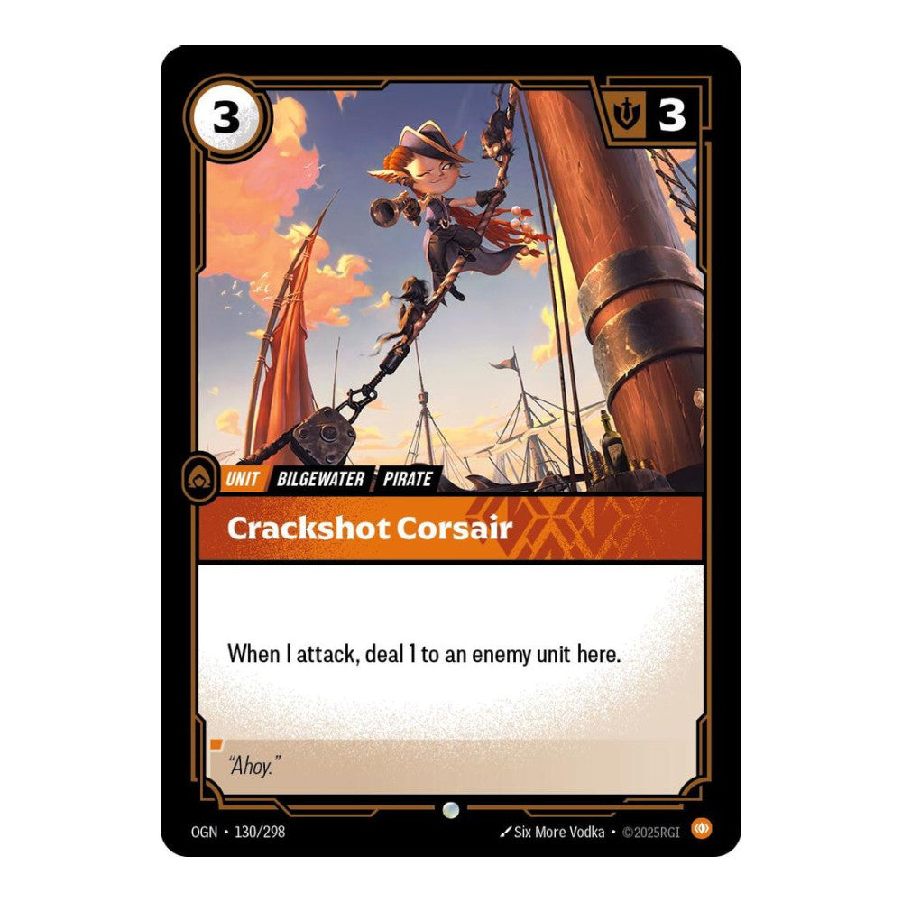 Origins (OGN) - Crackshot Corsair (#130/298) (Near Mint)