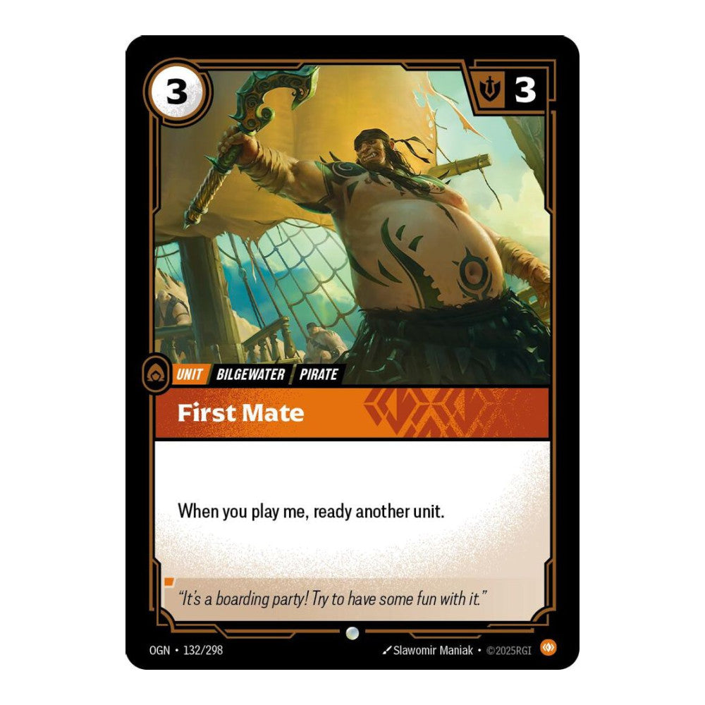 Origins (OGN) - First Mate (#132/298) (Near Mint)