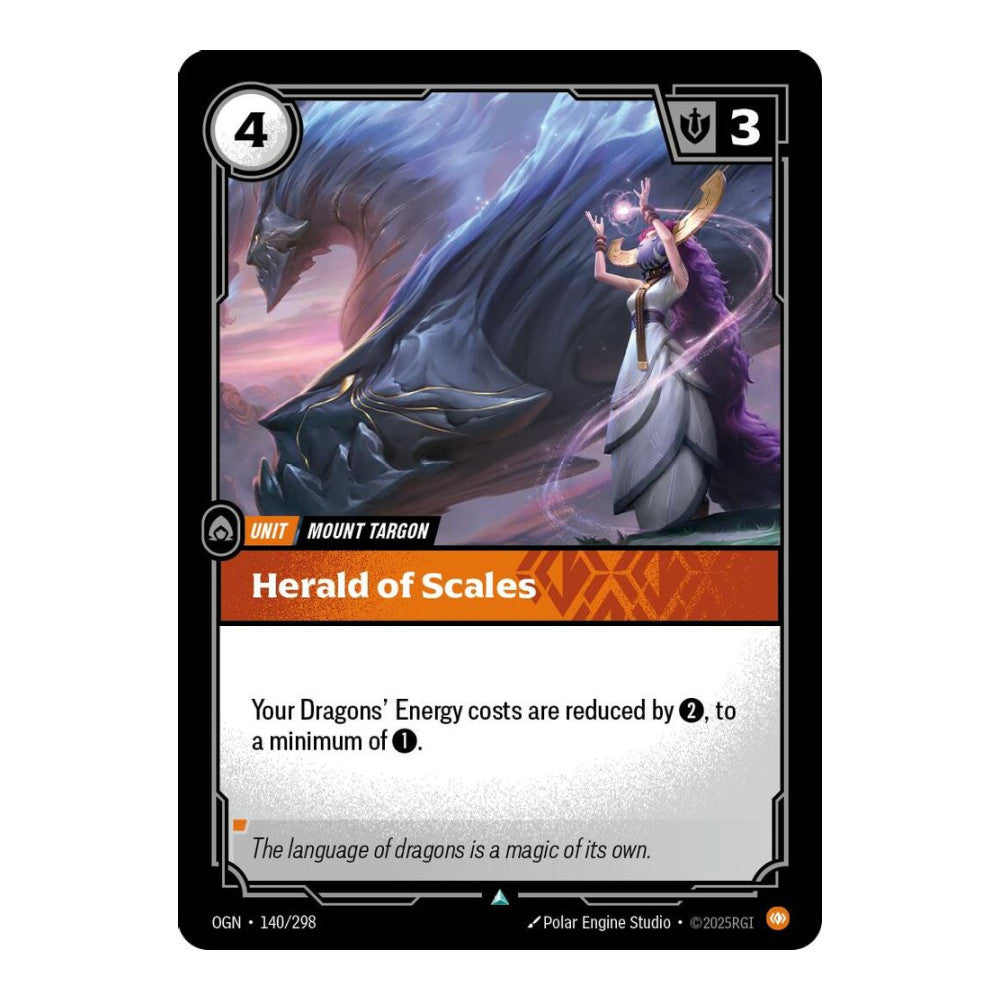 Origins (OGN) - Herald of Scales (#140/298) (Near Mint)