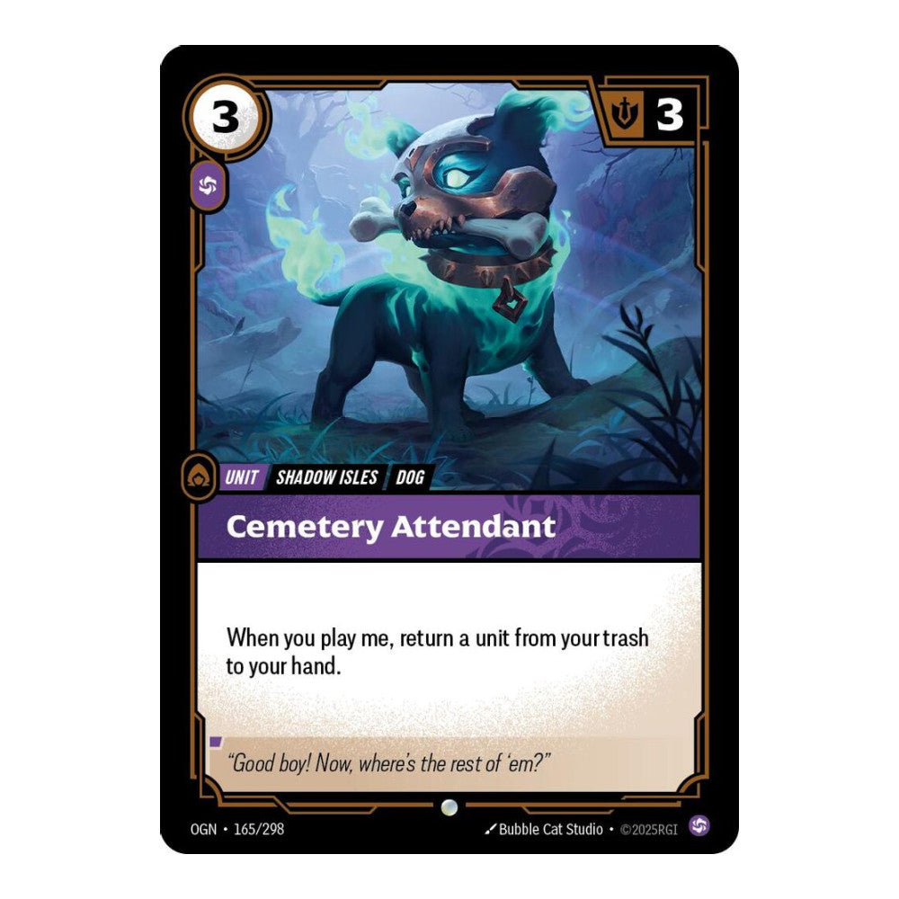Origins (OGN) - Cemetery Attendant (#165/298) (Near Mint)