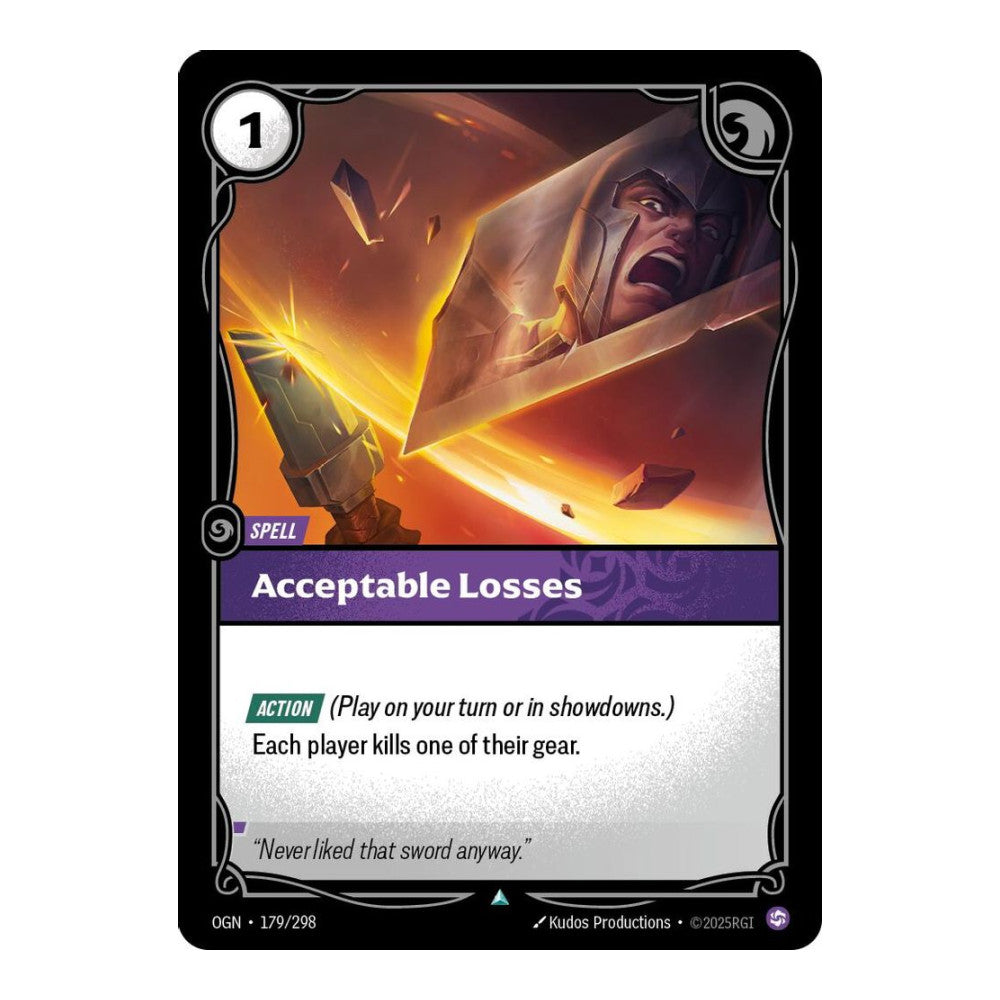 Origins (OGN) - Acceptable Losses (#179/298) (Near Mint)