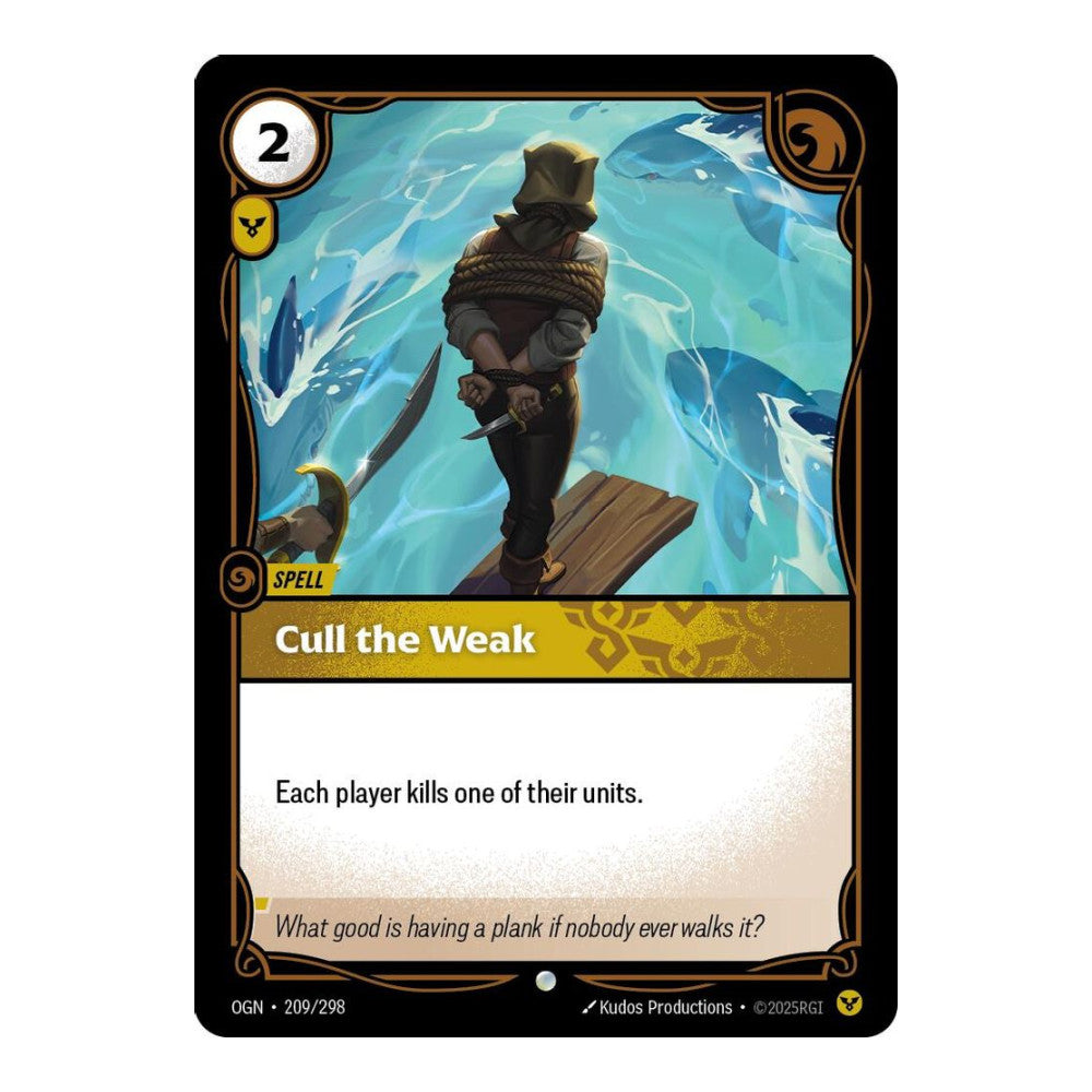 Origins (OGN) - Cull the Weak (#209/298) (Near Mint)