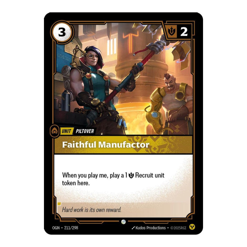Origins (OGN) - Faithful Manufactor (#211/298) (Near Mint)