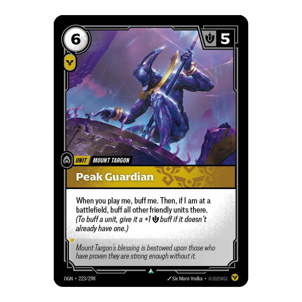 Origins (OGN) - Peak Guardian (#223/298) (Near Mint)