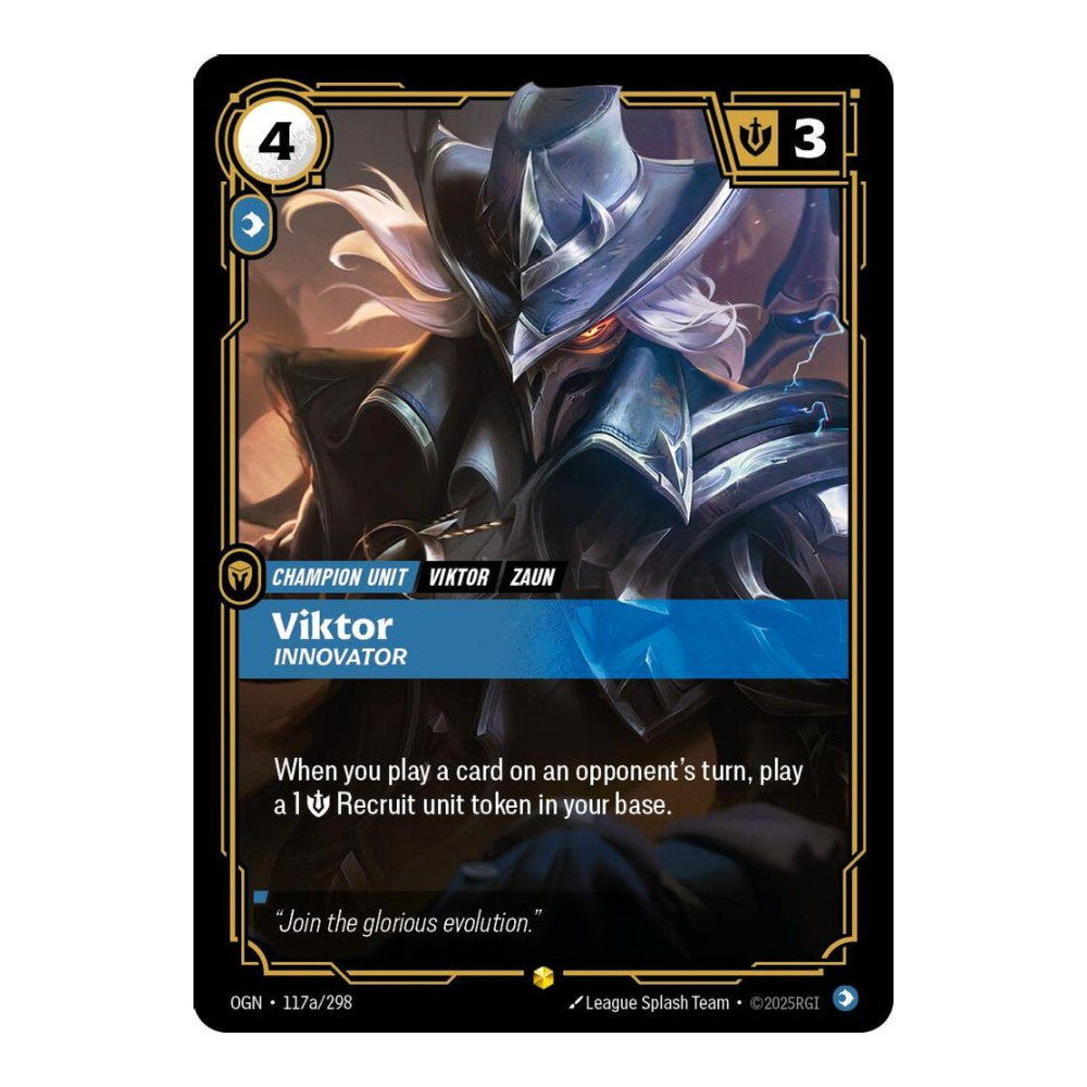 Origins (OGN) - Viktor, Innovator (Alternate Art) (#117a/298) (Near Mint)