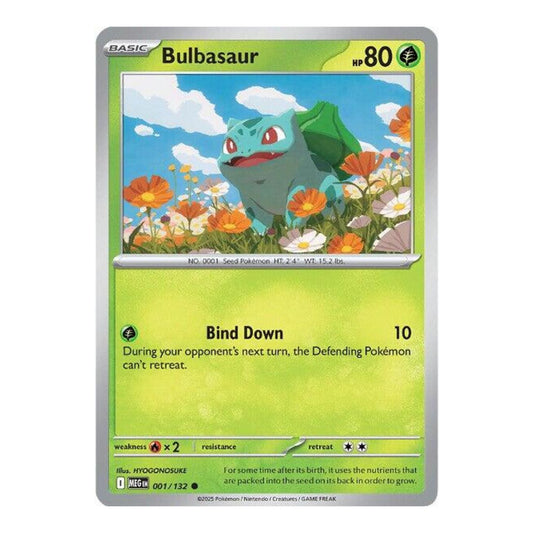 ME01: Mega Evolution (MEG) - Bulbasaur 001 132 (#001/132) (Near Mint)