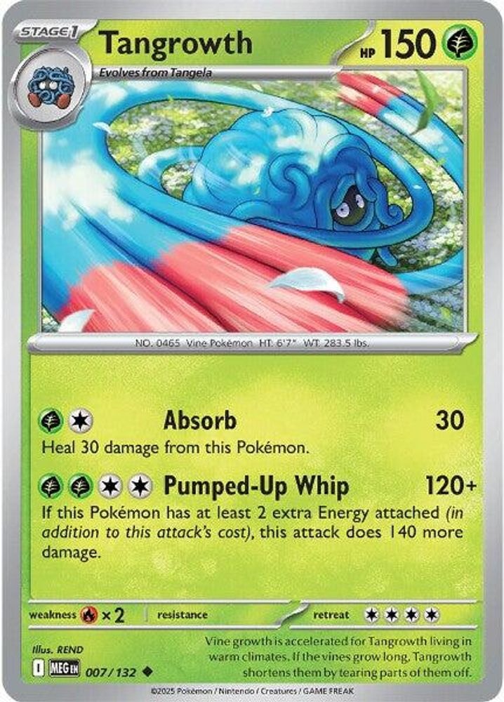 ME01: Mega Evolution (MEG) - Tangrowth (#007/132, Uncommon) ()