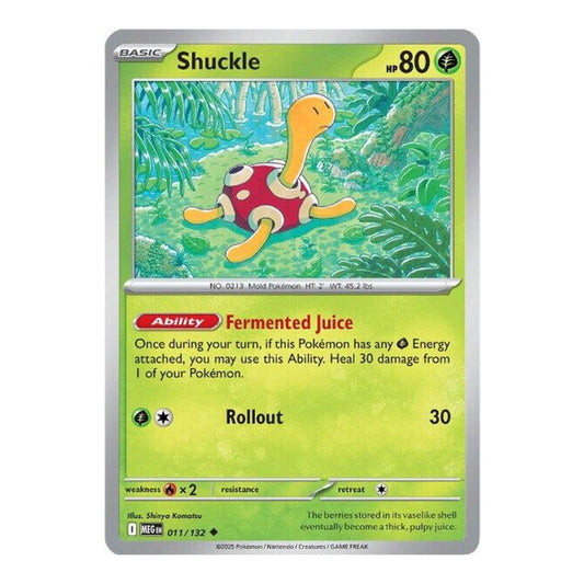 ME01: Mega Evolution (MEG) - Shuckle - 011/132 (#011/132)