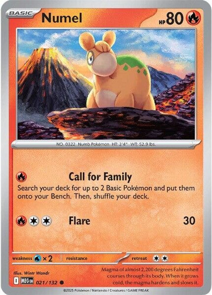 ME01: Mega Evolution (MEG) - Numel (#021/132, Common) ()