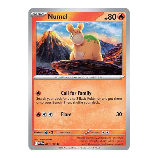 ME01: Mega Evolution (MEG) - Numel (#021/132) (Near Mint)