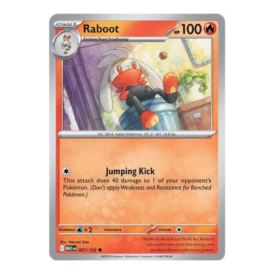 ME01: Mega Evolution (MEG) - Raboot (#027/132) (Near Mint)