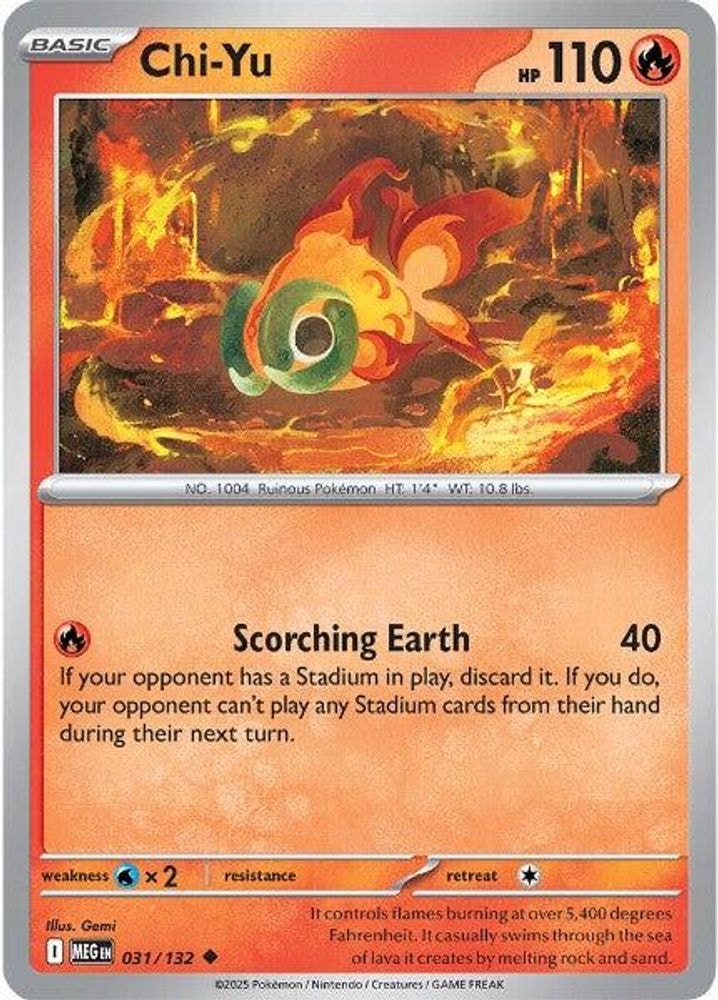 ME01: Mega Evolution (MEG) - Chi-Yu (#031/132, Uncommon) ()