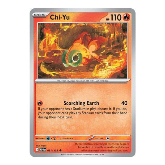 ME01: Mega Evolution (MEG) - Chi Yu (#031/132) (Near Mint)