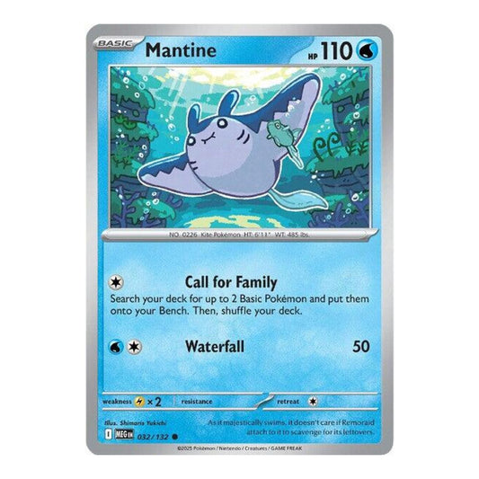 ME01: Mega Evolution (MEG) - Mantine (#032/132) (Near Mint)