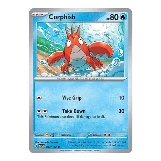 ME01: Mega Evolution (MEG) - Corphish (#033/132) (Near Mint)