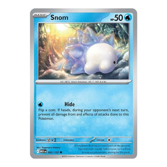 ME01: Mega Evolution (MEG) - Snom (#042/132) (Near Mint)