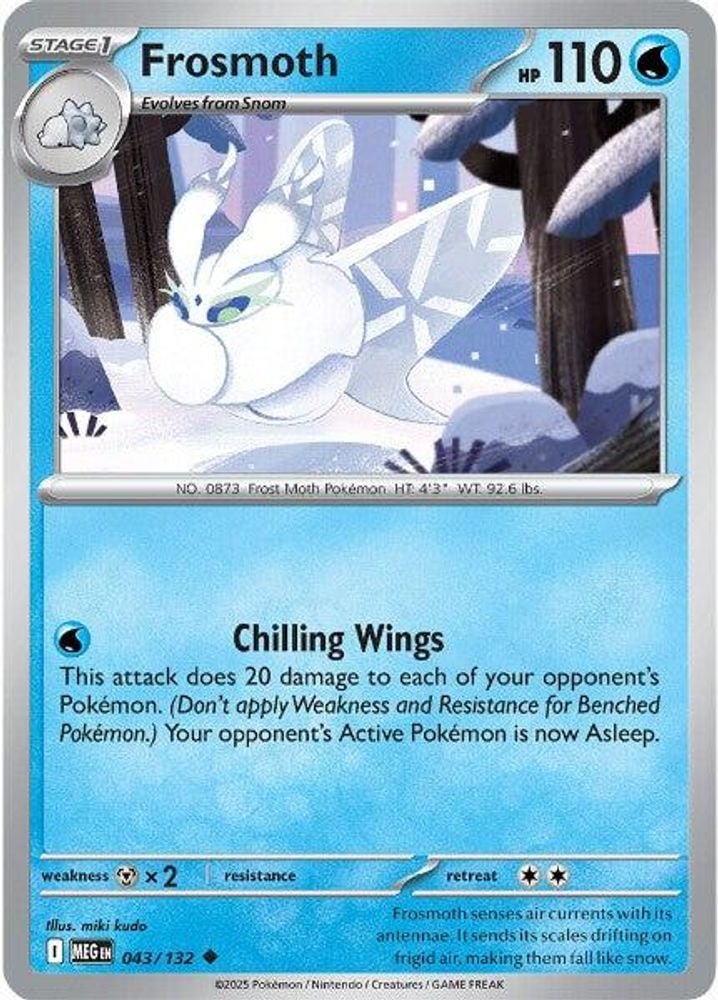 ME01: Mega Evolution (MEG) - Frosmoth (#043/132, Uncommon) ()